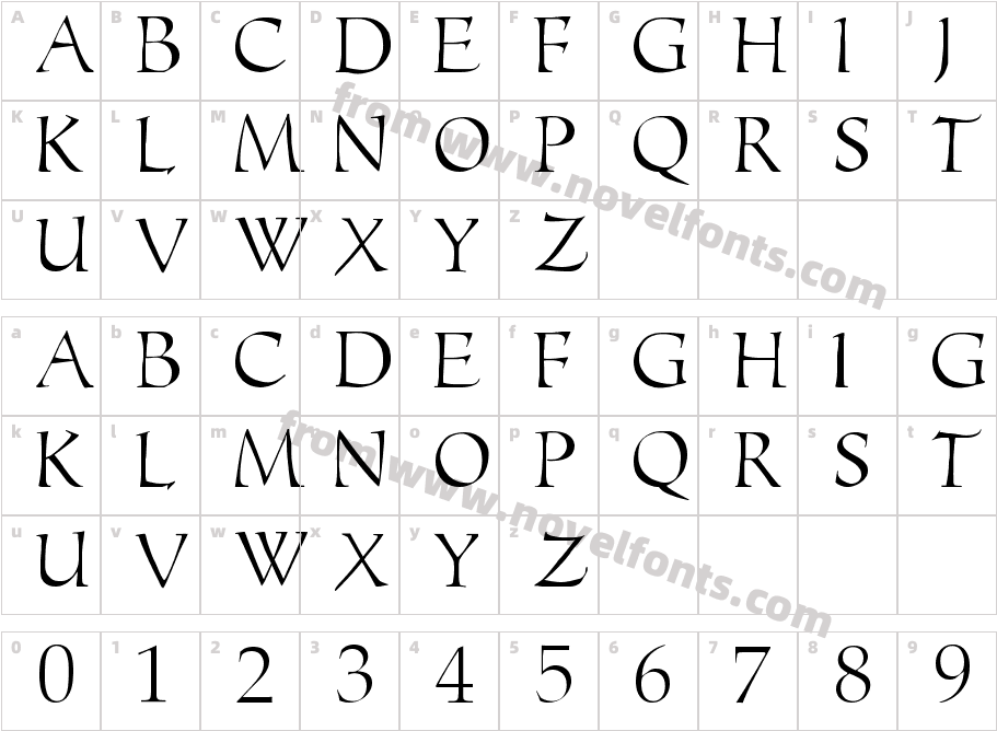 MonogramsToolboxCharacter Map