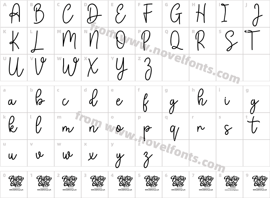 MonokindScriptRegularCharacter Map