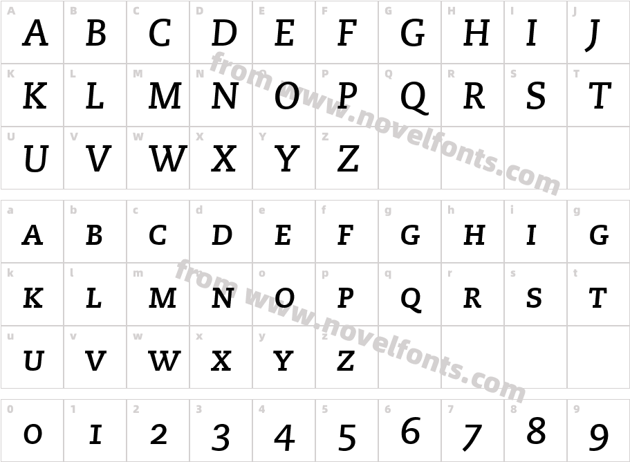 Monologue Caps SSi Bold Italic Small CapsCharacter Map