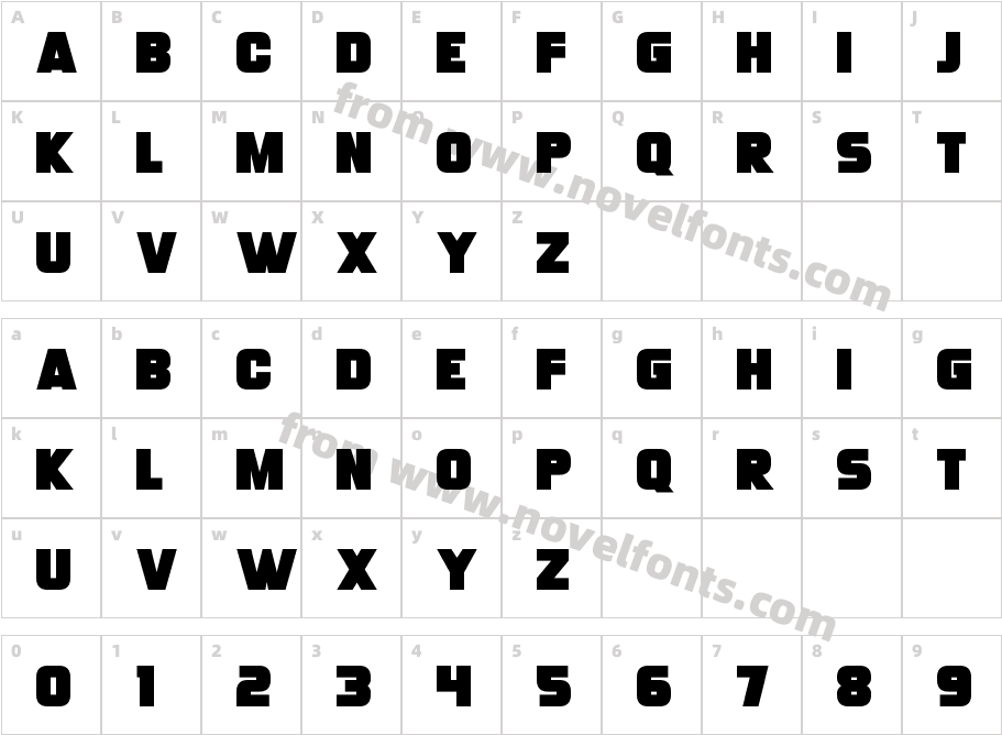 Monster BitesCharacter Map