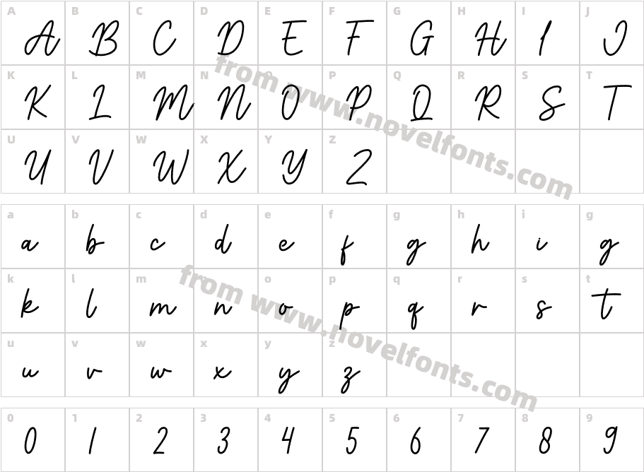 MonsteraRegularCharacter Map