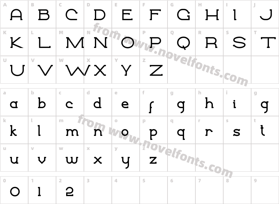 Monsterio - Personal UseCharacter Map