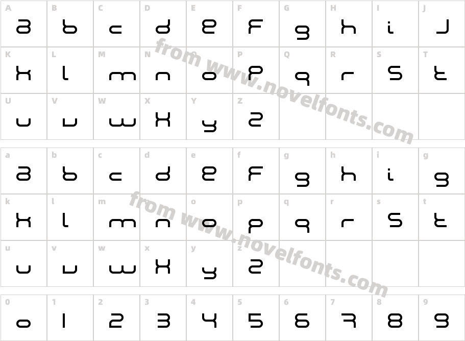 Montana 2001Character Map