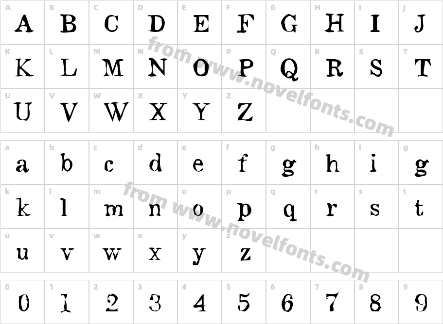 Monteiro LobatoCharacter Map