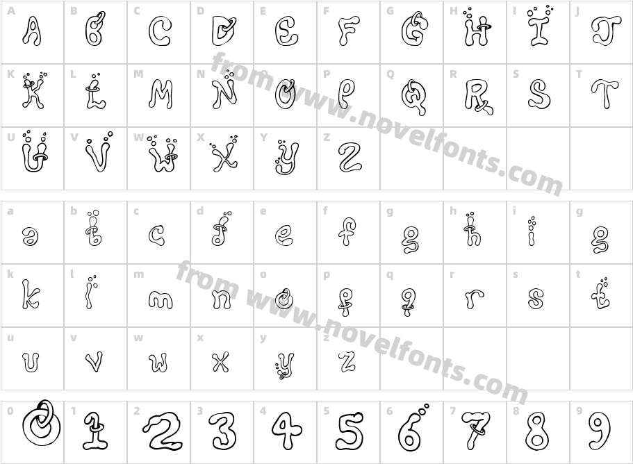 Montezumas RevengeCharacter Map