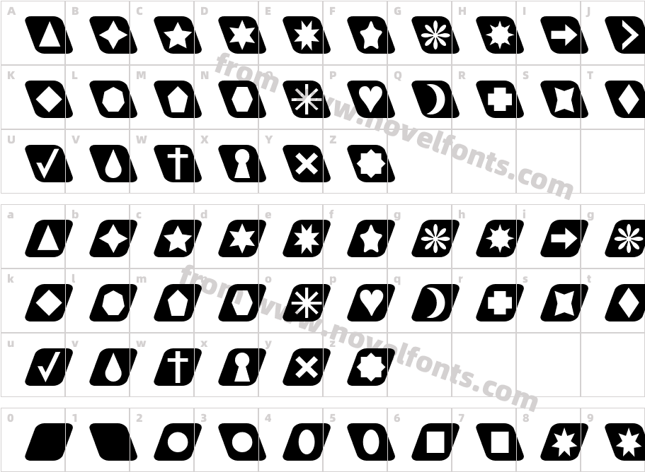 Cut Outs for 3D FX 2Character Map