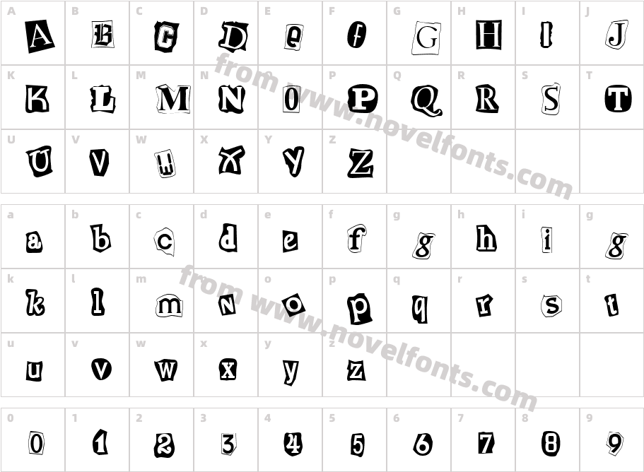 Cut-n-PasteCharacter Map