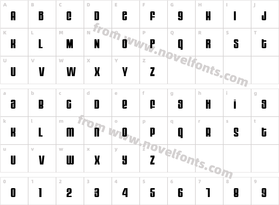 MoogCharacter Map