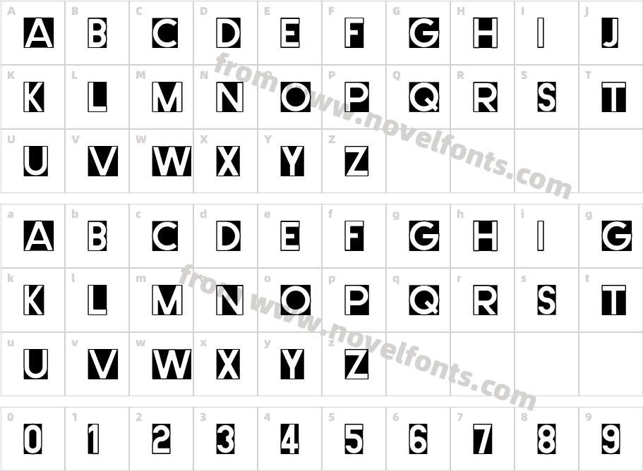 CutMeOut2Character Map