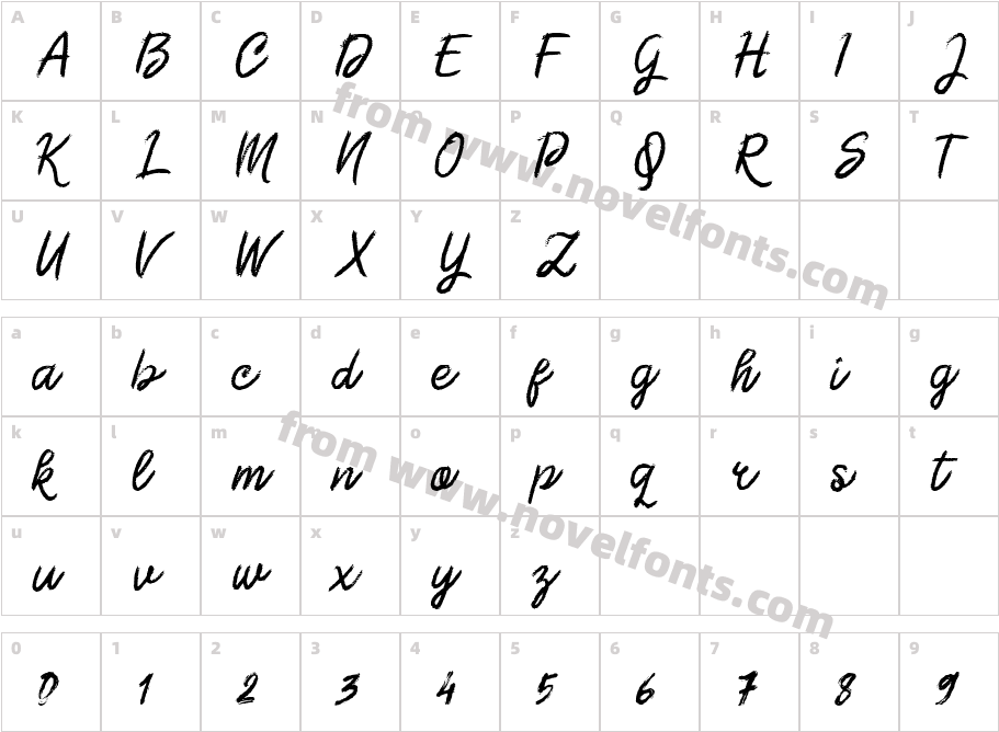 Morgan ChalkCharacter Map