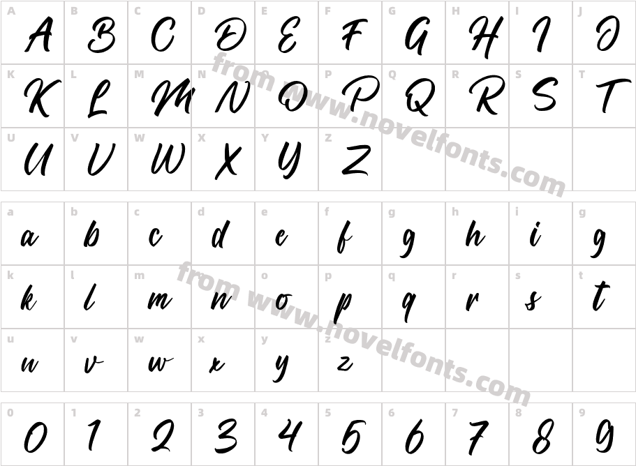 MorgenCharacter Map