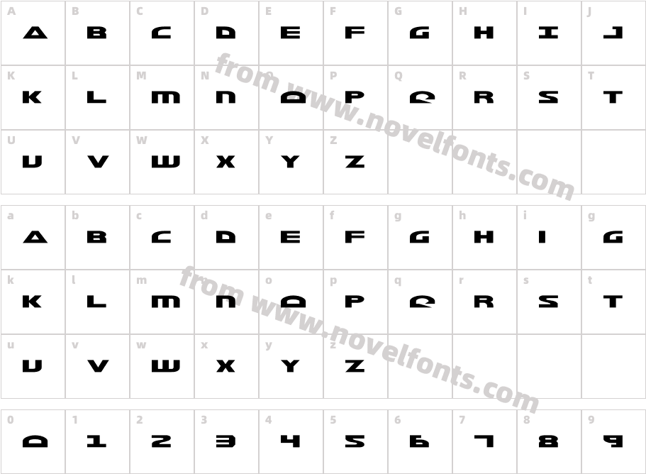 Morse NKCharacter Map