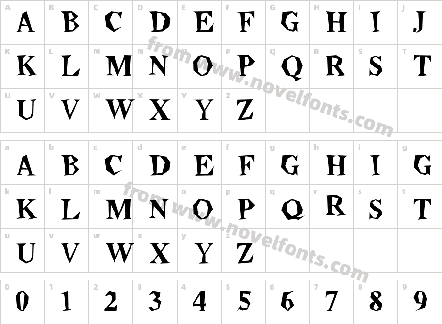 MortonCharacter Map