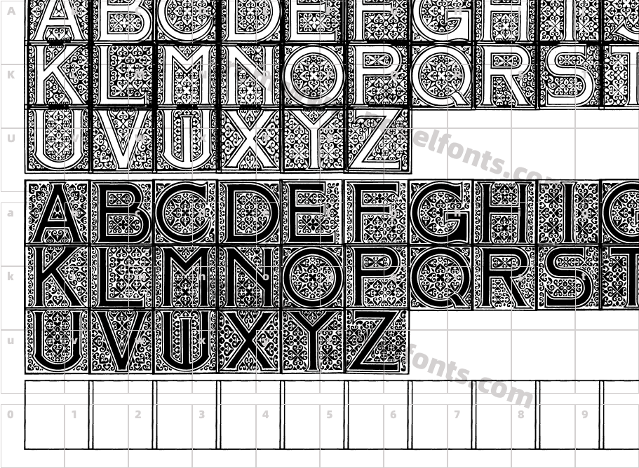 Mosaic_InitialsCharacter Map