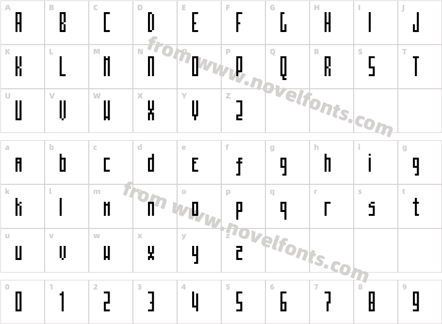 MosaicoTall TallCharacter Map