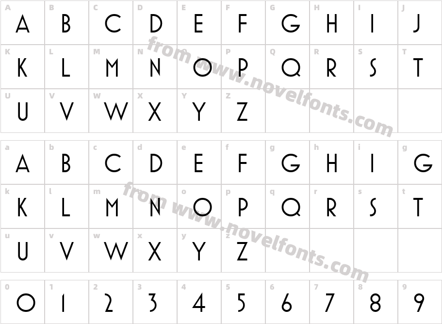 MostraOneCharacter Map