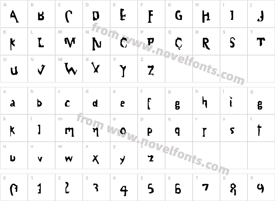 Motive-BoldCharacter Map