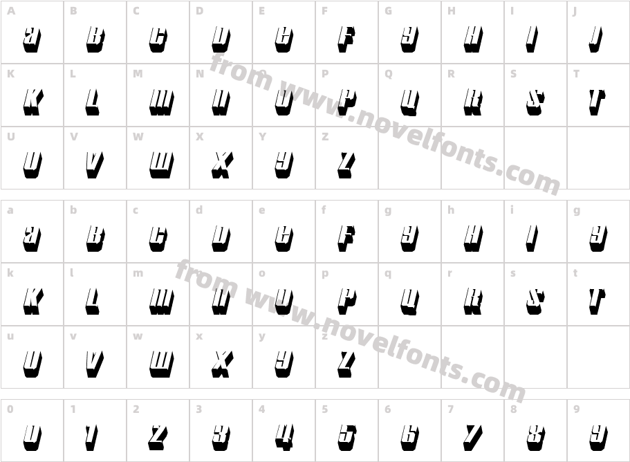 MotorcadeCharacter Map