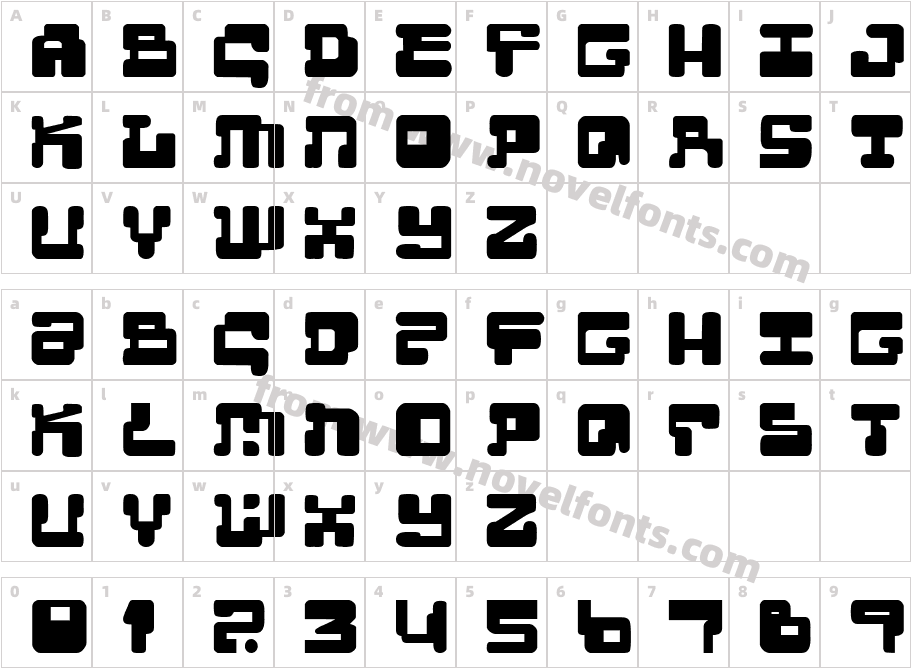 MoultiPass2Character Map