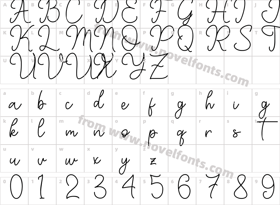 MountlineCharacter Map