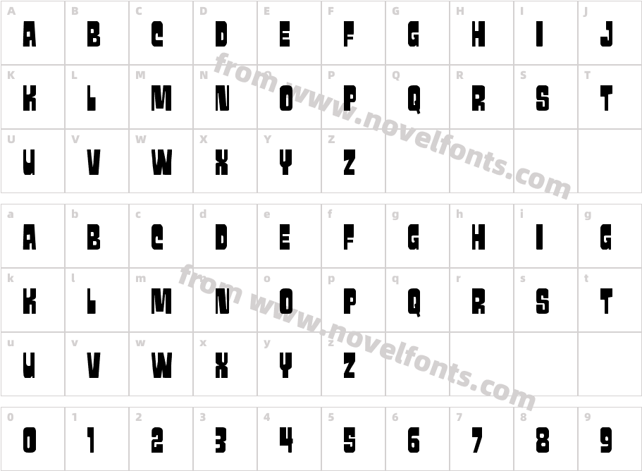 Movie Monster CondensedCharacter Map