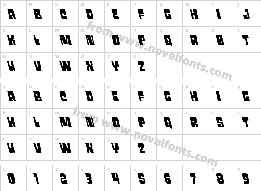 Movie Monster LeftalicCharacter Map