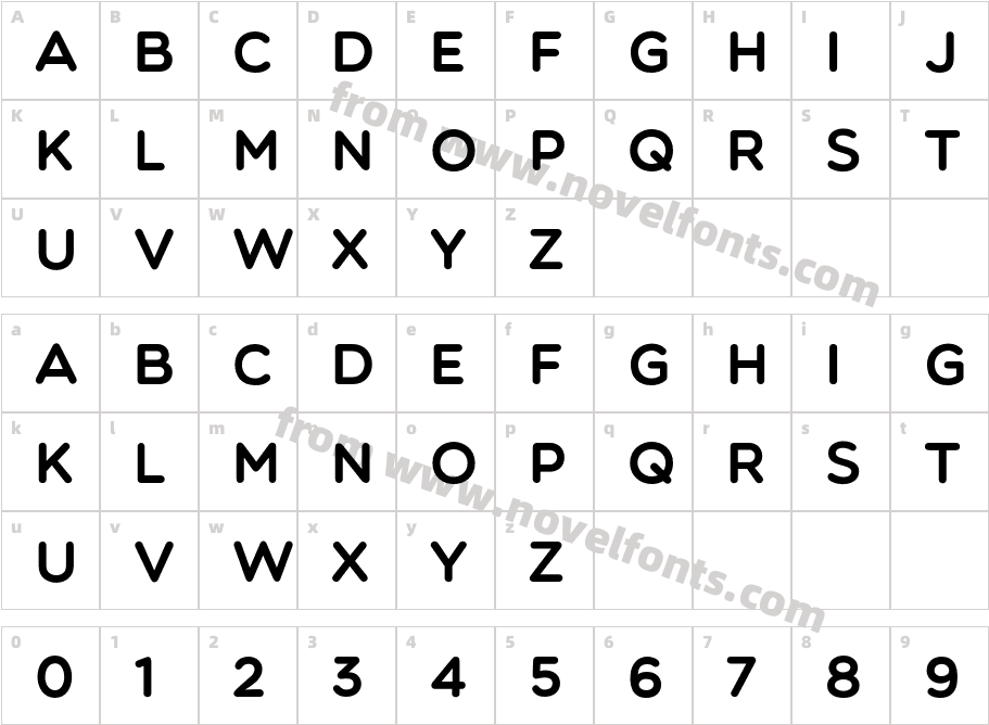 MulticoloreCharacter Map