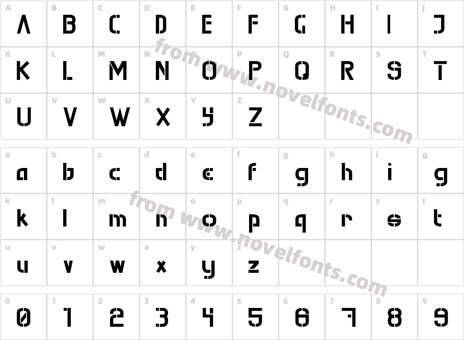 Mura-KnockoutCharacter Map