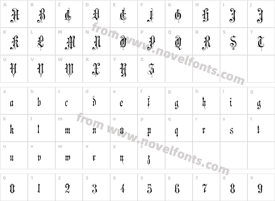 Music HallCharacter Map