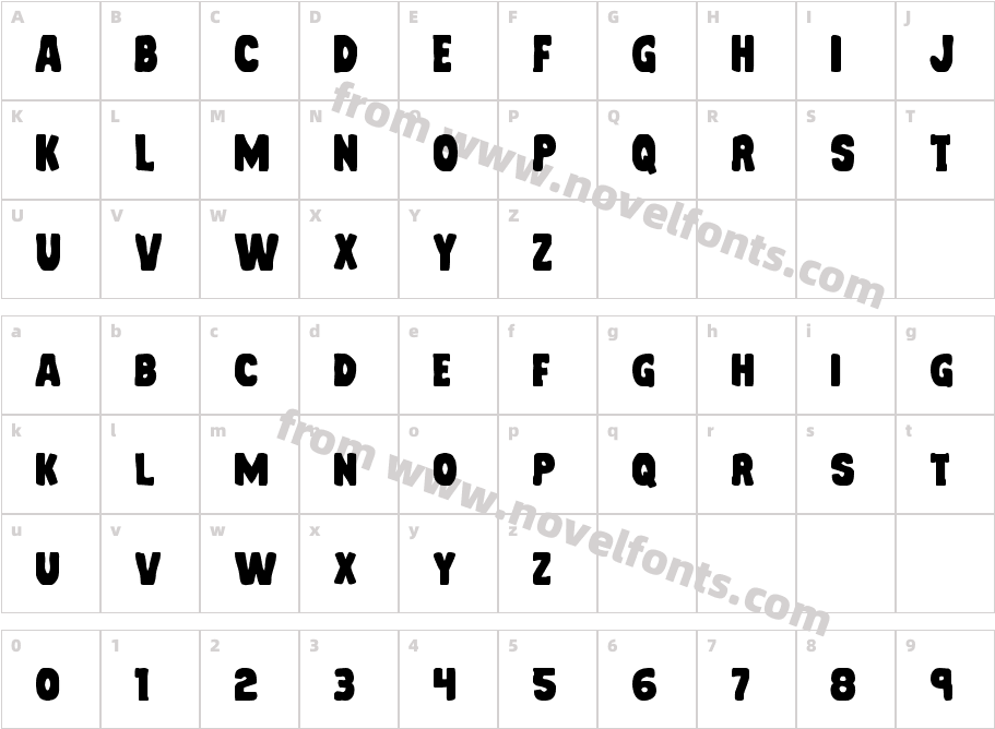 Mystery Mobile ExpandedCharacter Map