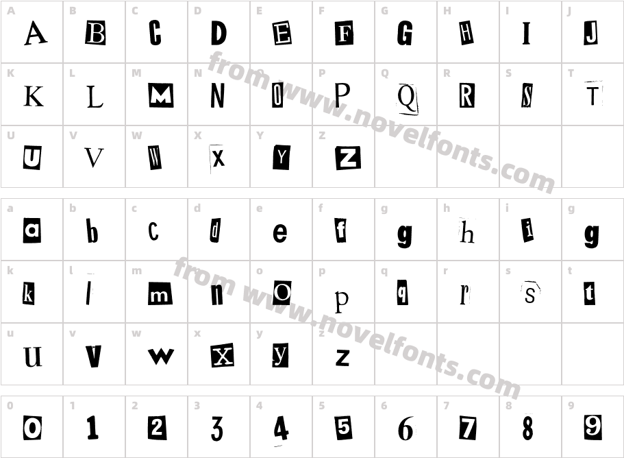 MysteryEF-MixedCharacter Map