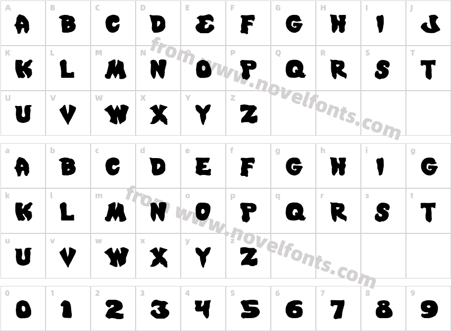 Mystic Singler ExpandedCharacter Map