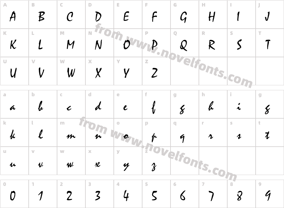 Mystical-ThinCharacter Map