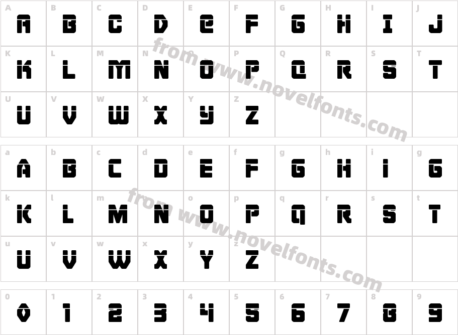 Cyborg Rooster LaserCharacter Map