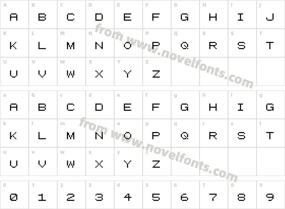 NBP Informa FiveThreeCharacter Map