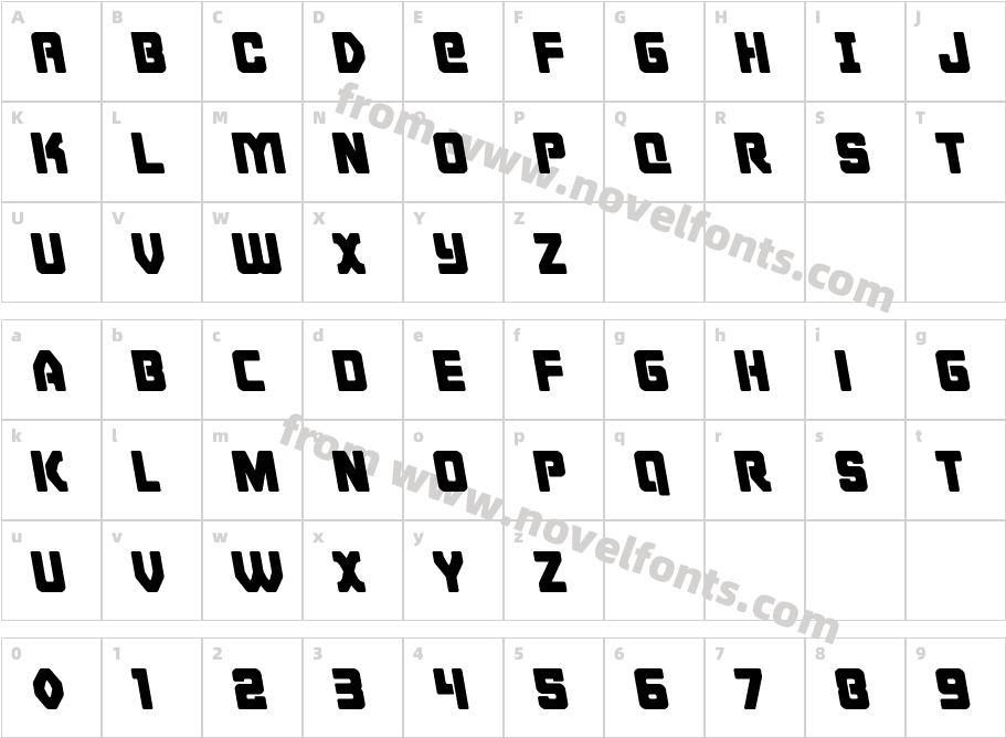 Cyborg Rooster LeftalicCharacter Map