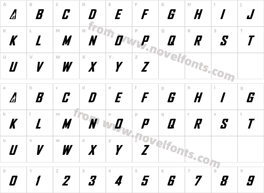 NHL FlamesCharacter Map