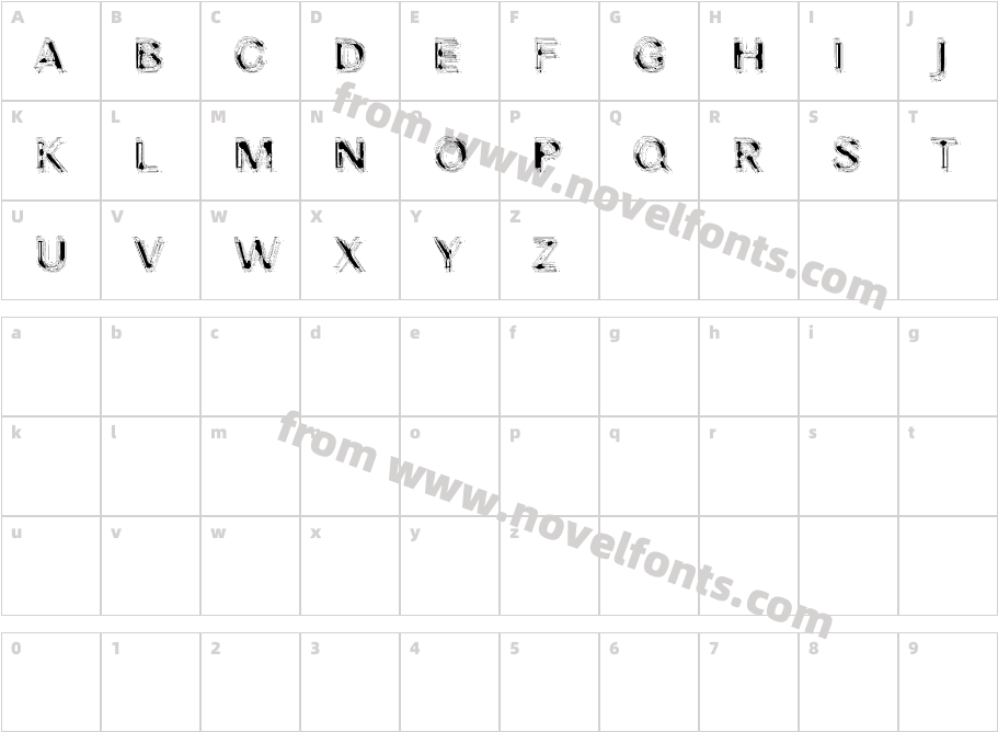 NIBIRUCharacter Map