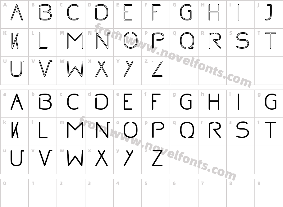 NO Regular - InLineCharacter Map