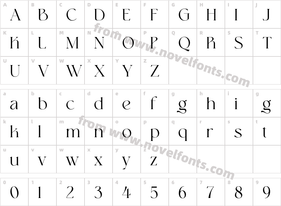 NTFabulousalternativeCharacter Map