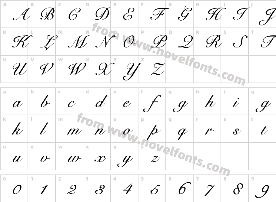 CygnetRoundCharacter Map