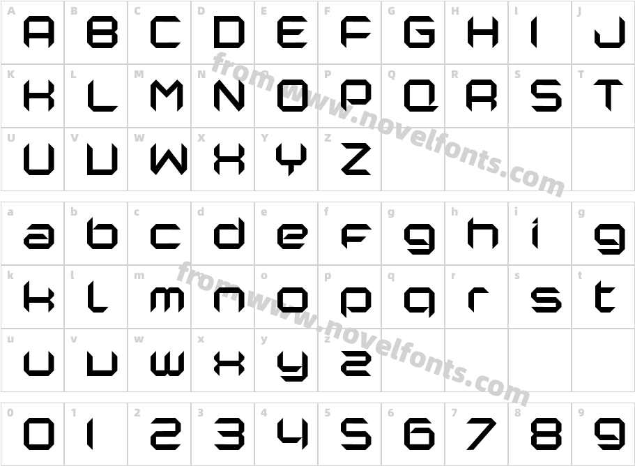 NanoCharacter Map