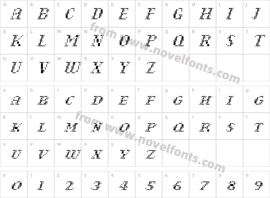 NarlyLightCharacter Map