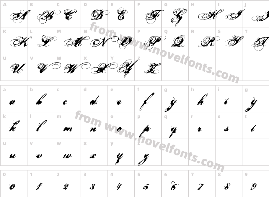 Nars 2Character Map