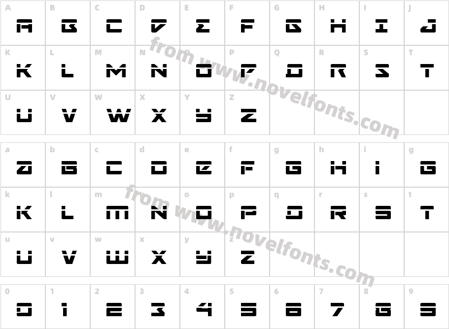 Navy Cadet LaserCharacter Map