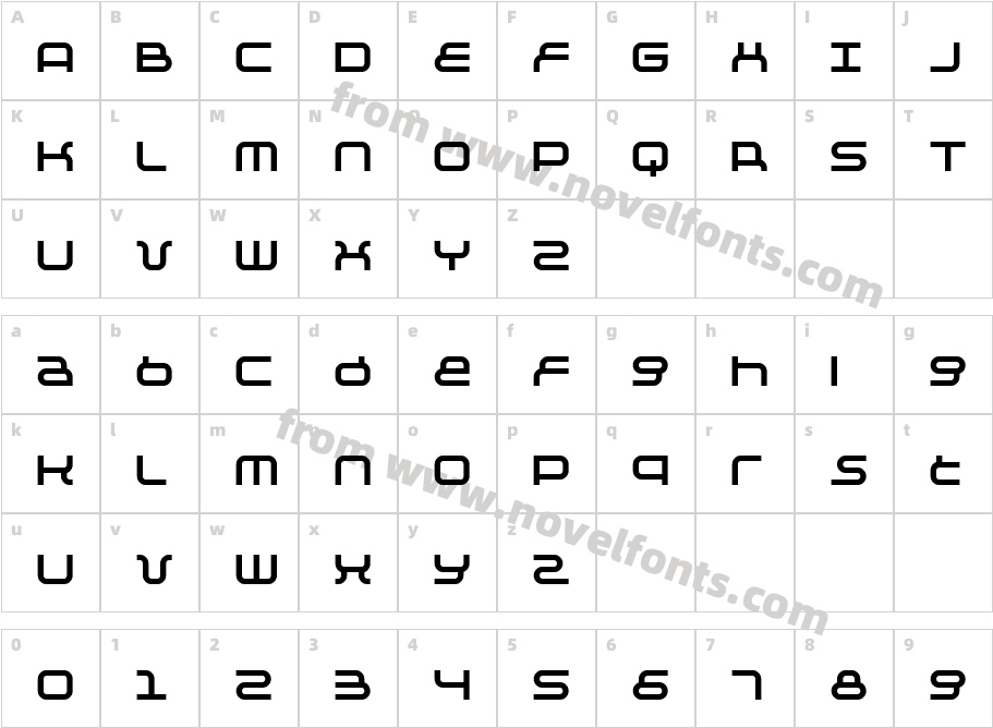 Negative 12Character Map