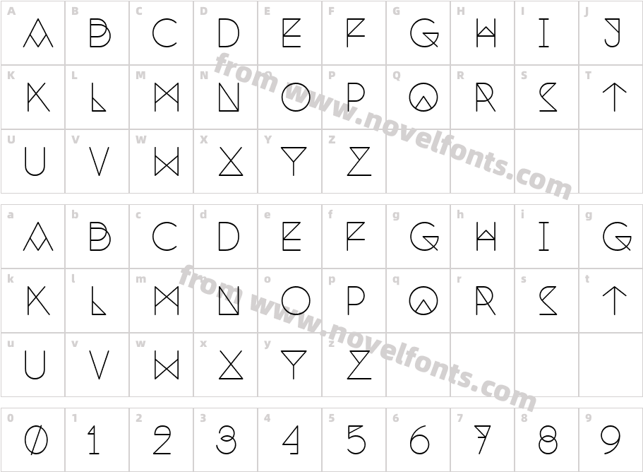 Nemoy LightCharacter Map