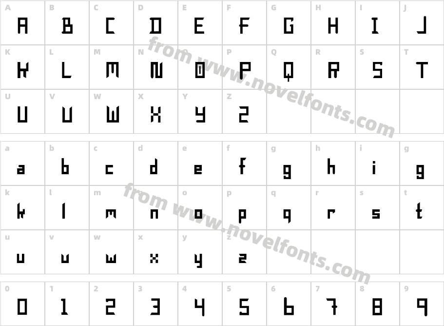 NeoTheoCharacter Map