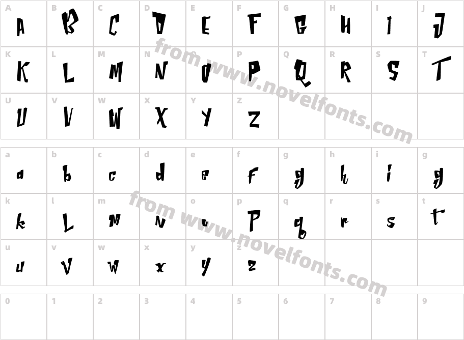 NepternCharacter Map