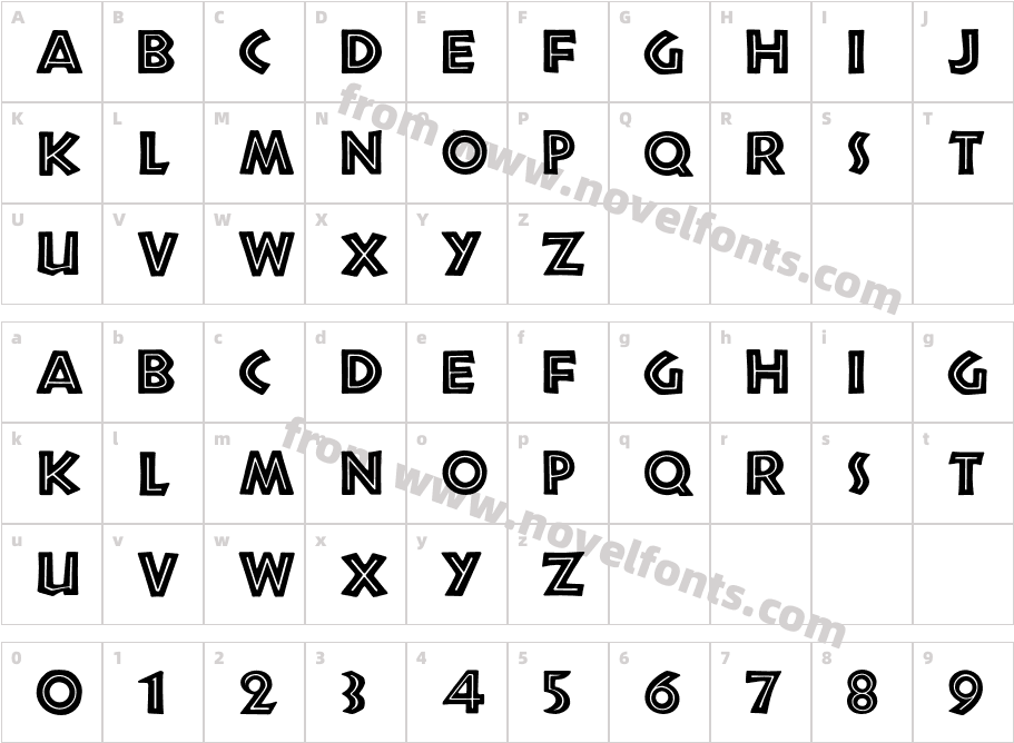 Neuland-InlineCharacter Map